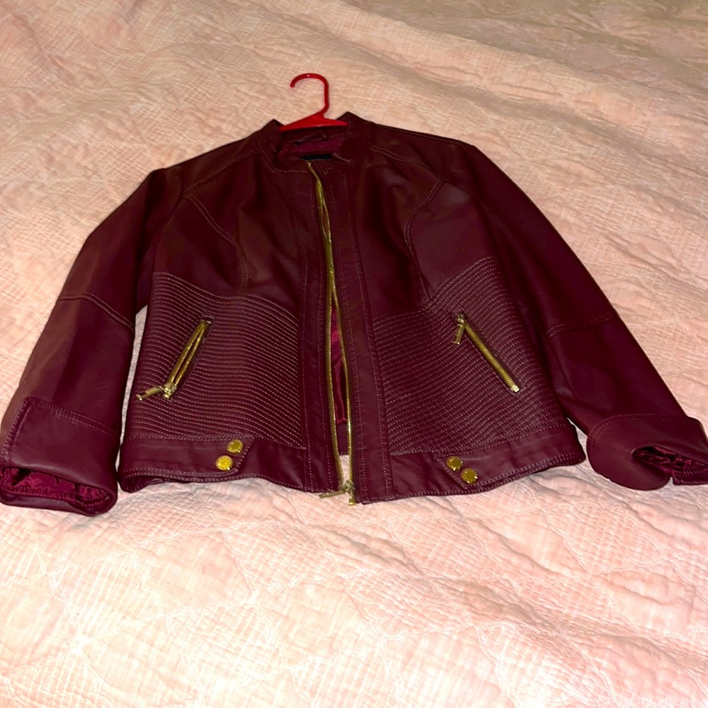 Faux Leather Jacket